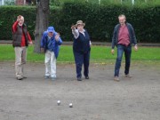 Zweites Boule –Turnier der CDU Tremsbüttel