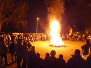 Osterfeuer am Samstag auf der Kircheninsel