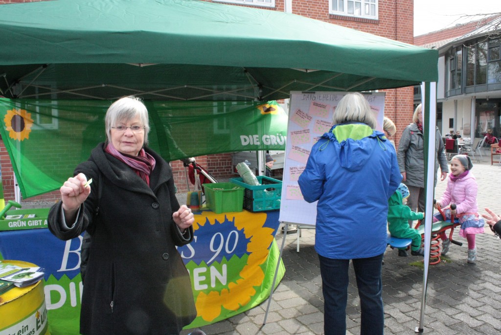 Stand der Grünen beim verkaufsoffenen Sonntag