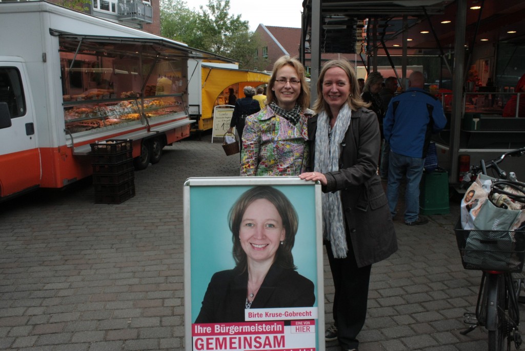 Birte Kruse-Gobrecht (r.) mit Anja Kühl