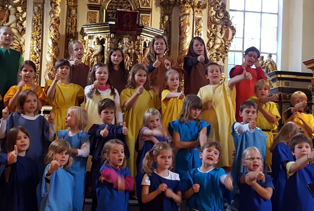 Kinderchor der Schloßkirche, Juli 2016