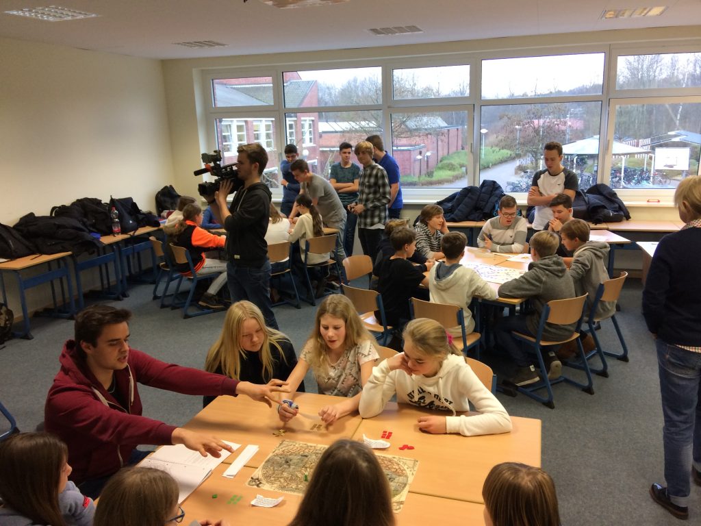 Klassenraum als Spielstaette