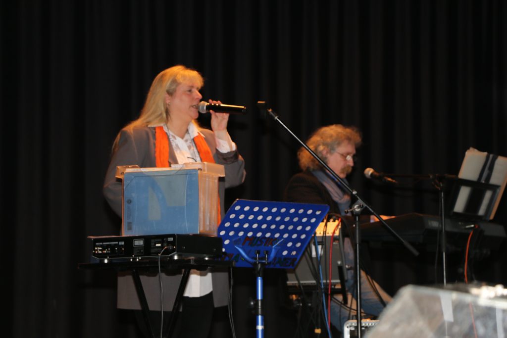 Tanja Wilke und Rainer Lange sorgten heute für Musik.