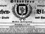 Die Historie des Oldesloer Wochenblatts und die Anfänge des Zeitungswesens in Stormarn