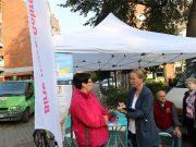 Sprechstunde der Bürgermeisterin auf dem Wochenmarkt
