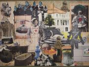 Kunstwerk zur Geschichte der Kreisstadt im öffentlichen Raum installiert