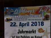 Programm zum verkaufsoffenen Sonntag