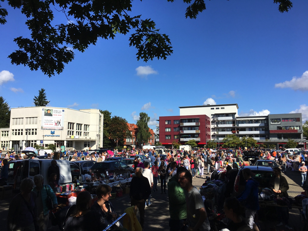 Flohmarkt in Ahrensburg am 26. August