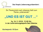 „Und es ist gut …“