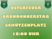 Osterfeuer auf dem Schützenplatz