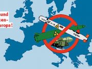 Kundgebung gegen die drohende atomare Aufrüstung