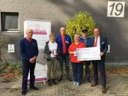 Spenden-Übergabe Trecker-Rundfahrt um den Klingberg