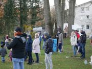 Corona-Mahnwache im Stadtpark