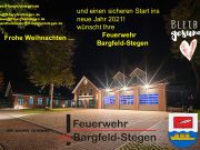 Weihnachtsgruß der Freiwilligen Feuerwehr Bargfeld-Stegen