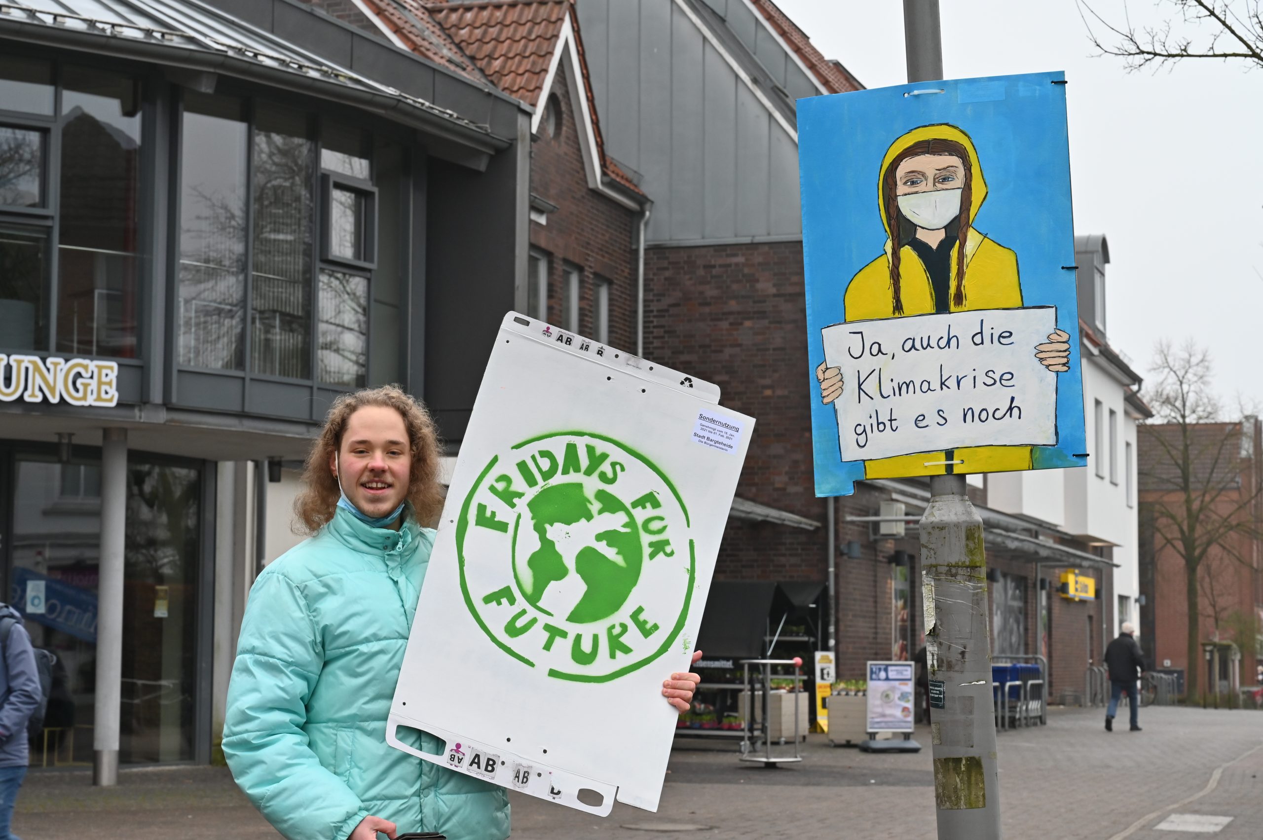 PlakatAktion „Fridays for Future“ Bargteheide