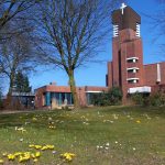 Kirche Bargfeld im Frühling