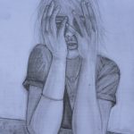 O.T. 2021 – Graphit auf Papier – Laura Bürgermeister