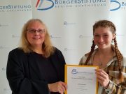 Stipendium der BürgerStiftung Region Ahrensburg für Freiwilligendienst im Ausland geht an Lotta Bremmes