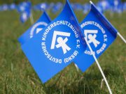 Fähnchen-Aktion des Kinderschutzbundes Stormarn