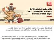 Station Hamburg-Wandsbek ist bald Geschichte