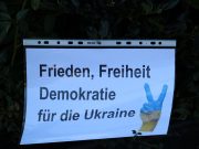 Kundgebung für Frieden in der Ukraine heute