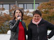 Annalena Bearbock unterstützt den Wahlkampf der Grünen in Stormarn