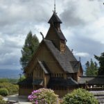 Riesengebirge die_Kirche_Wang_in_der_Stadt_Karpacz_in_Polen