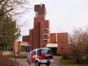 Blaulicht in der Kirche?