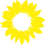 Sonnenblume_RGB_auf_transparent_hellesgelb