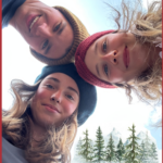 Drei Menschen im Schnee 1
