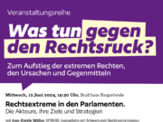 „Rechtsextreme in den Parlamenten.“
