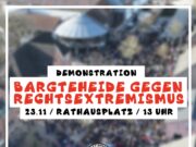 DEMO GEGEN RECHTSEXTREMISMUS IN BARGTEHEIDE