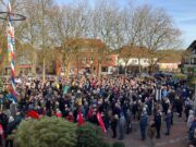 Demo des Runden Tisches Trittau für die Demokratie am 25. 1. 2025