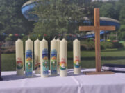 Freibad-Gottesdienst mit Taufen