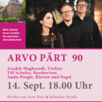 Evang. Kirche Trio Pärt Plakat