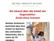 Nelleke Smitsman von „Ärzte ohne Grenzen“ berichtet in der Buchhandlung