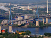 Verkehrshinweis anlässlich der Sperrung der Köhlbrandbrücke