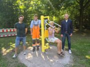 Neue Outdoor-Sportgeräte für mehr Bewegung im Bachstraßenpark