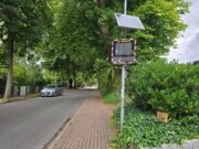 Geschwindigkeitsmesstafeln für mehr Verkehrssicherheit