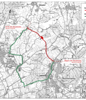 K 98: Fahrbahnerneuerung zwischen Lütjensee und Hoisdorf
